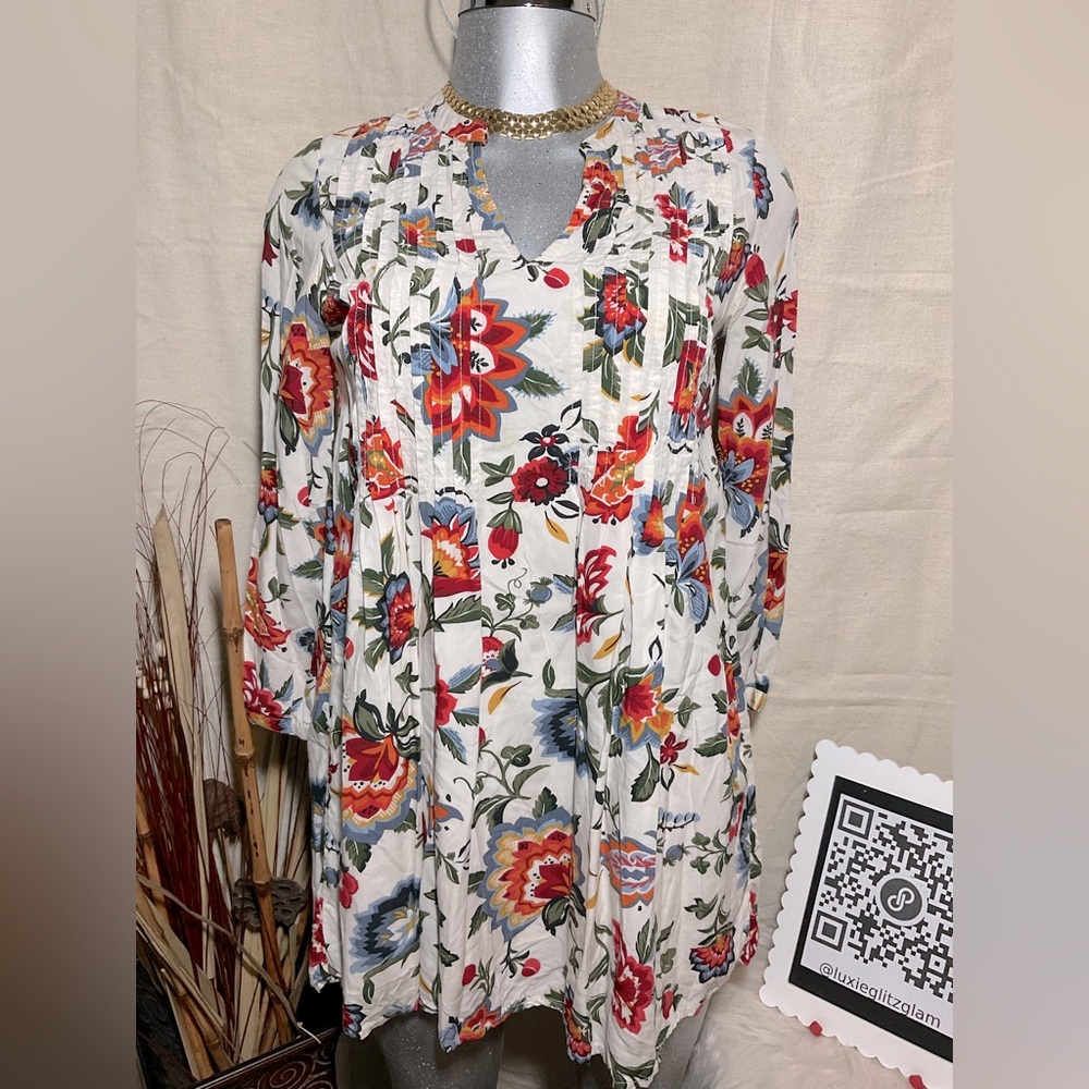 OLD NAVY Women Floral Mini Dress.Sz:XS. Dress feels like a Medium d/t re…
